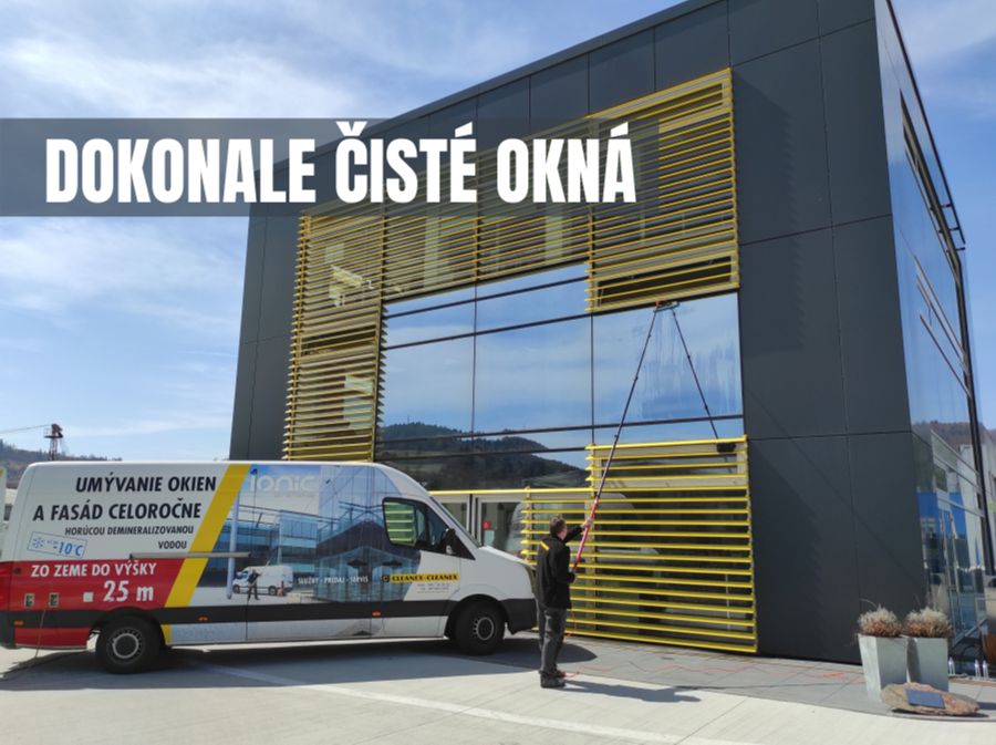 Výškové čistenie okien a fasád